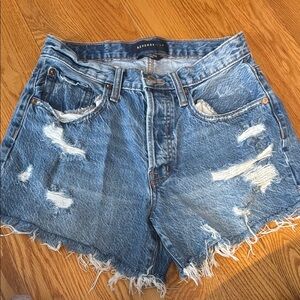 Aero 90s high rise cut off Jean shorts